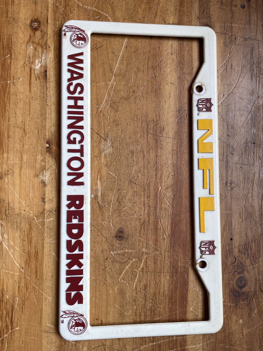 Just refurbished some license plate frames.
