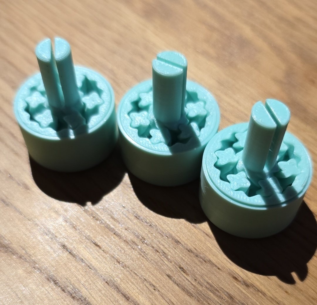 Don't tell anyone but I'm working on some new wheels. If I can dial them in they will be great. They will hopefully roll without bearings and be a drop-in replacement for all my past and future models.