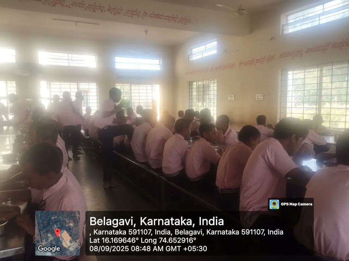 Breakfast photos  #SocialAudit_SWDMeals #SocialWelfare_Karnataka