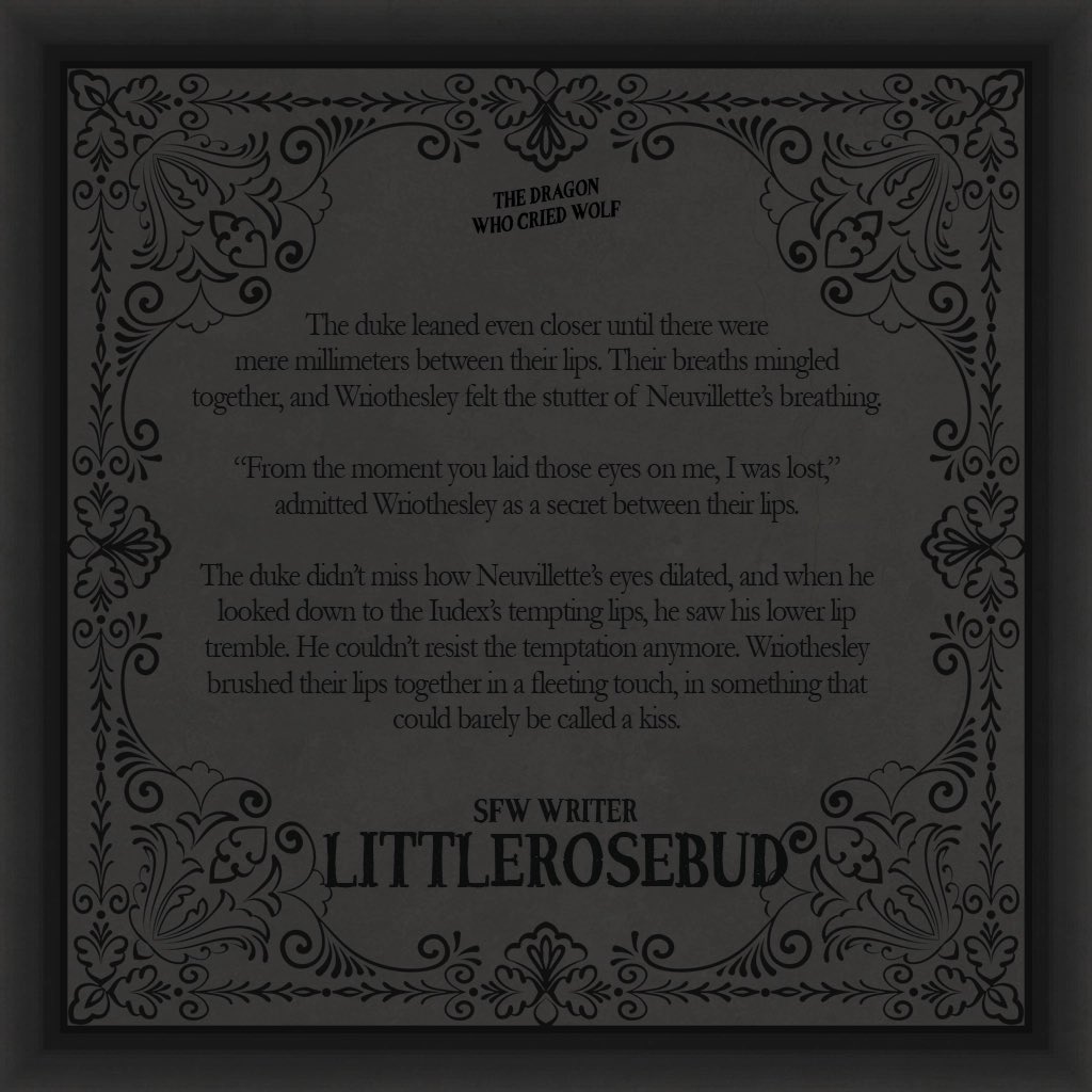 please welcome our next writer, <a href="/FeniksCosplay/">littlerosebud (comms open!)</a> ! 🌙

{ #wriolette #wriothesley #neuvillette }