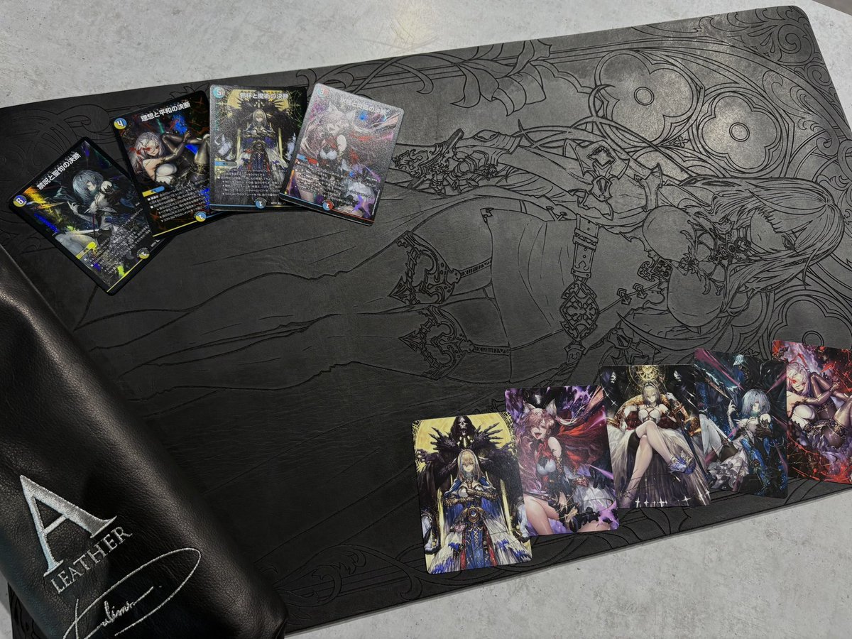 虫麻呂 x A LEATHER コラボ ゲームマット『Six or Nine』 ☾☾ 数量