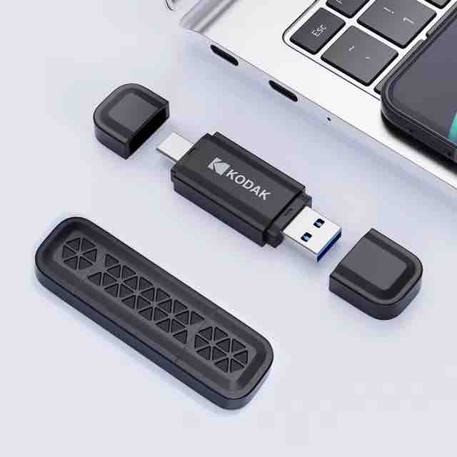 KODAK DUAL K143D USB 3.2 & Type-C USBメモリ 128GB 【¥141】-アリエク特価アラート