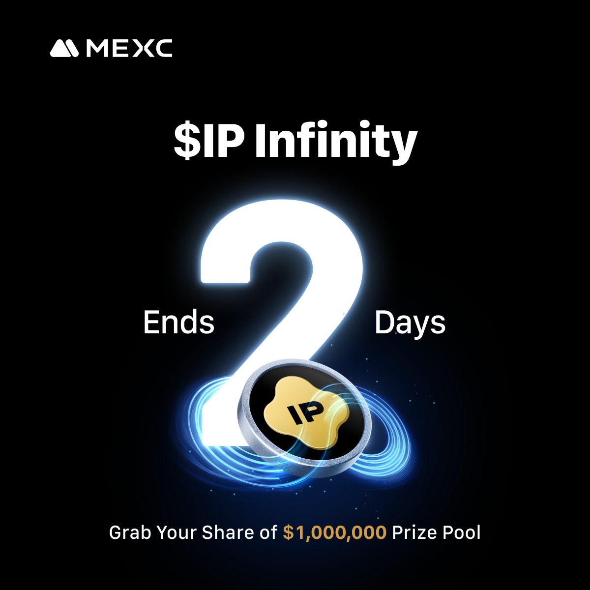 ⏰ Only 2 days left - $IP Infinity continues with a massive $1,000,000 prize pool 

‣ Trade $IP with 0 fees (Spot &amp; Futures)
‣ Earn up to 400% APR staking rewards

👇 Don’t miss out, final days to join
mexc.com/events/ip-stor…