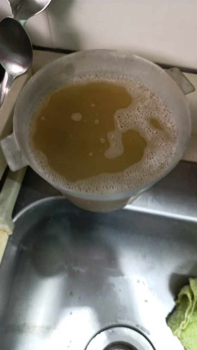 zai_coen's tweet image. @davidsanchezi @delfinagomeza @GobCoacalco2022 Buenas noches urge su intervención si bien #sapasac no da respuestas y en la unidad el Laurel en Coacalco Berriozábal está saliendo de esta manera. Ya no tenemos agua potable, viene así de contaminada. #viral #aguasucia @ayuda