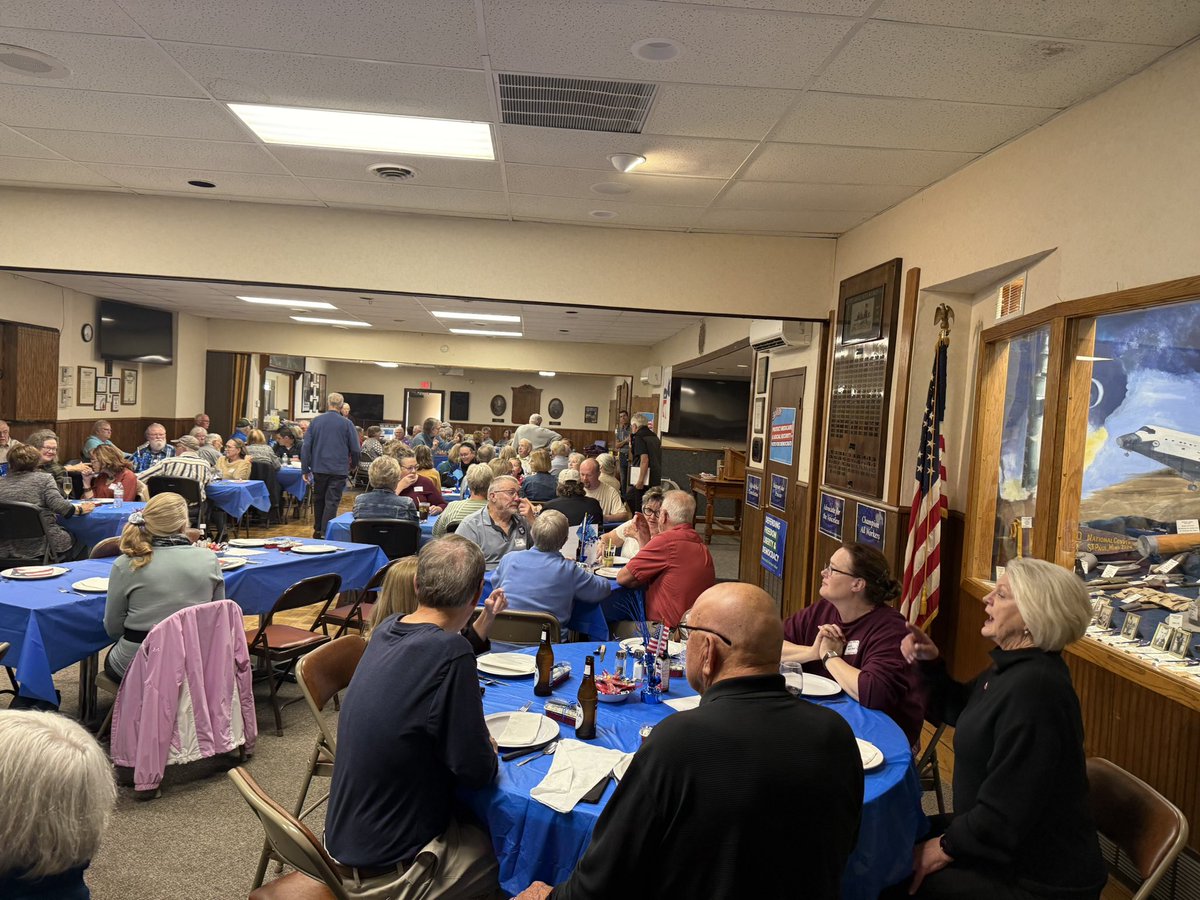 huotforhouse's tweet photo. What a great event Grant County tonight had their steak fry and invited me. I must say Grant County is ready to send rural Democrats to Saint Paul and they’re working hard to do it. https://t.co/BLB4JLljB3