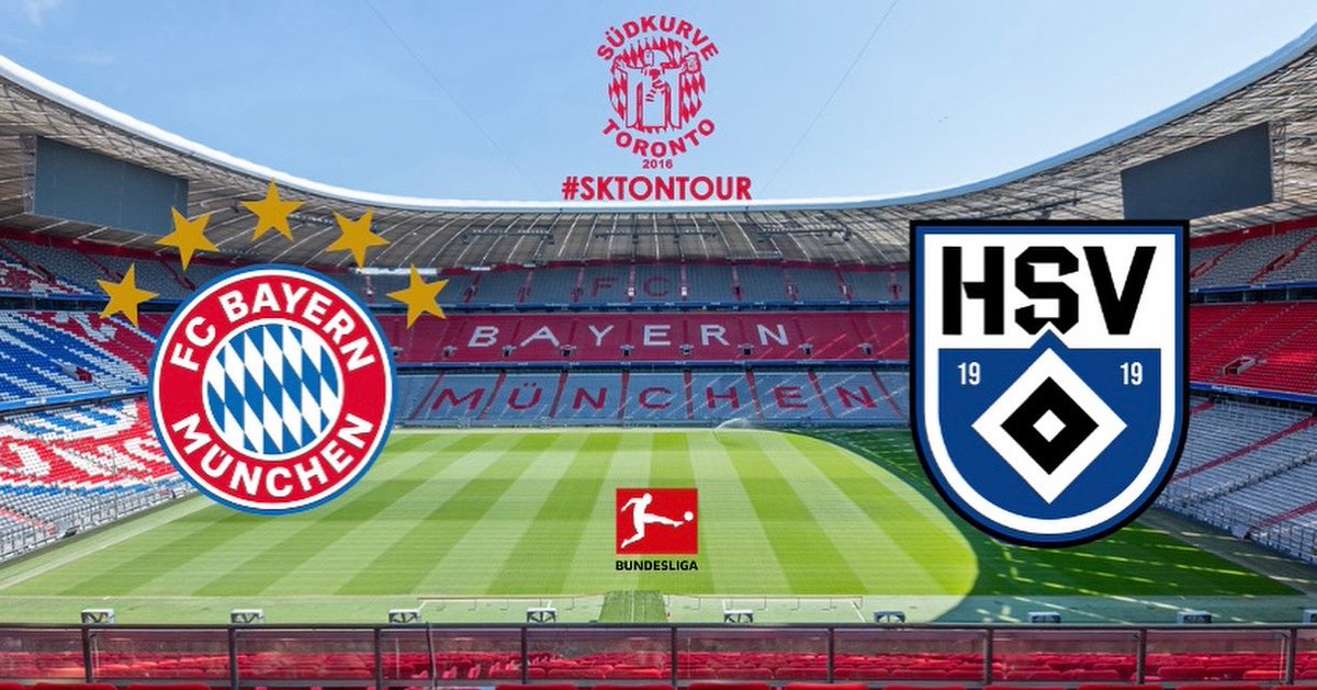 ***Location Change*** Join us Saturday, September 13th at TJ O’Sheas as #FCBayern take on #HamburgerSV with a 12:30pm kick off at the Allianz Arena in Munich, Germany #sktontour #miasanmia #fcbayern #PaulanerCanada #Paulaner #GutBesserPaulaner #BrewedinMunich
