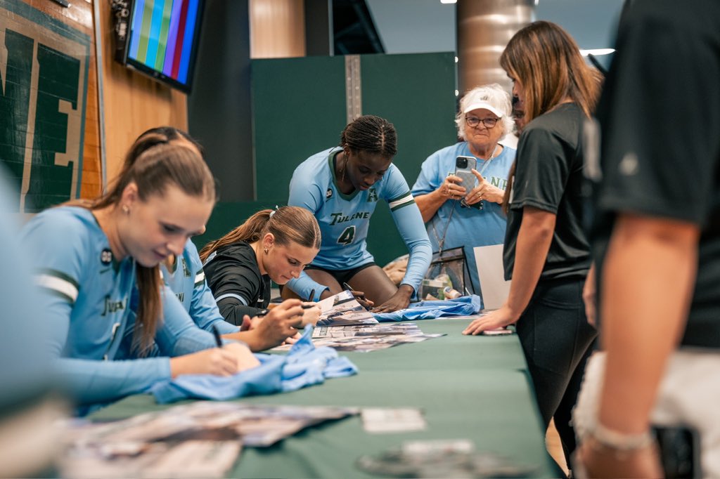 Tulane Volleyball tweet media