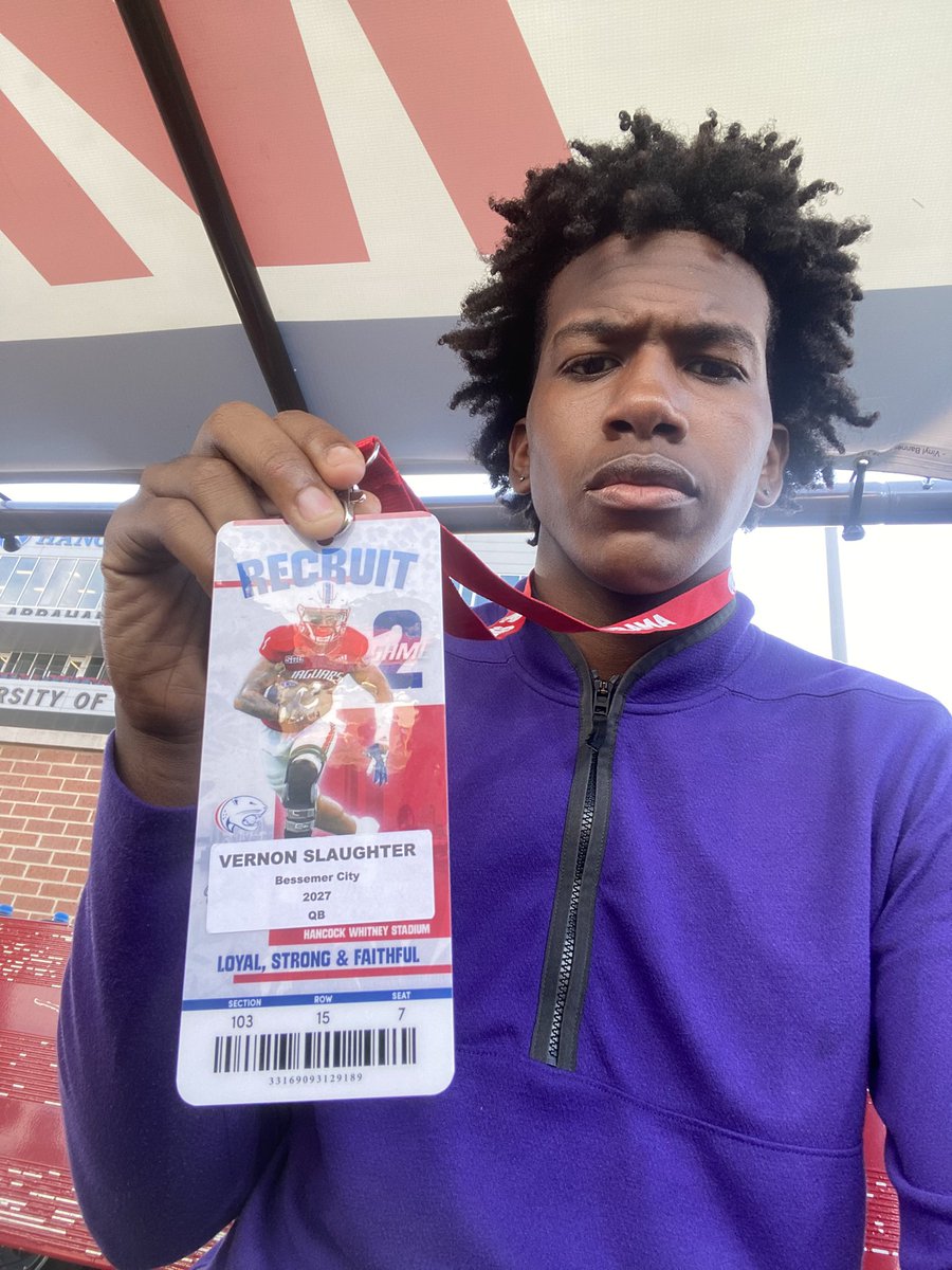 I had a amazing time <a href="/SouthAlabamaFB/">South Alabama Football 🏈</a> yesterday, thanks for the visit ❤️
