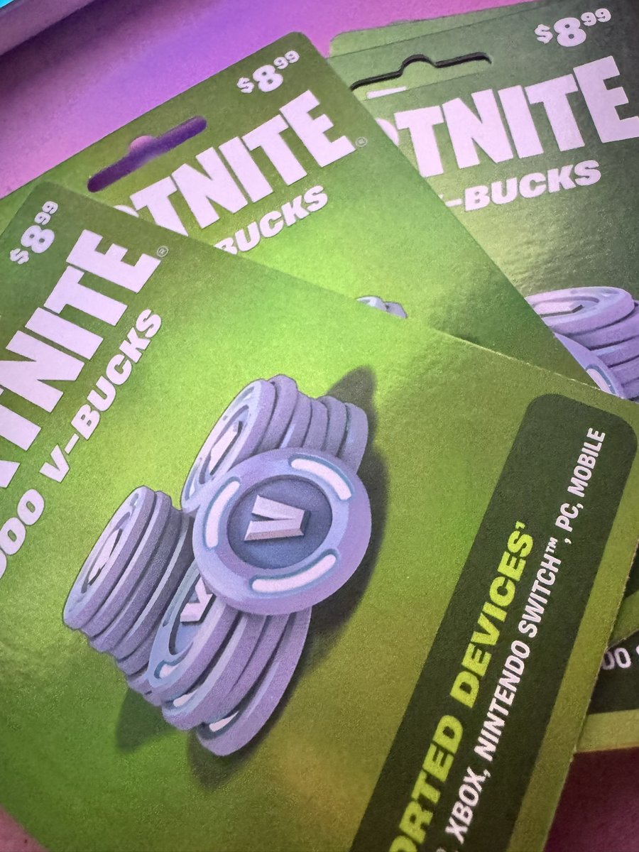 CerezaSunshyne's tweet image. Let’s end the week with a giveaway 😋

💎V-Bucks Giveaway💎

1,000 V-Bucks code to 1 lucky winner!

For a chance to win, please: 

💗 Like + Repost 
💓 Comment your fav number
💗 Follow

❕ CHOSEN BY RNG ❕

🕘Ends September 9th @ 9 PM EST🕘
Good luck🍀 

Thank you for using my