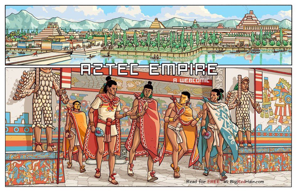 AztecEmpire1520's tweet image. Hello attendees of #RCCC !!! Check out our unique, free to read #webcomic #RoseCityComicCon