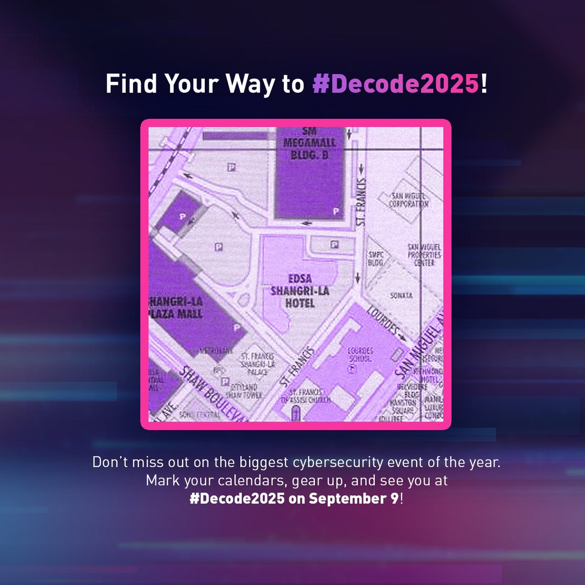 DecodePH's tweet photo. Find your way to #Decode2025. See you there! https://t.co/O75hGnLOwc