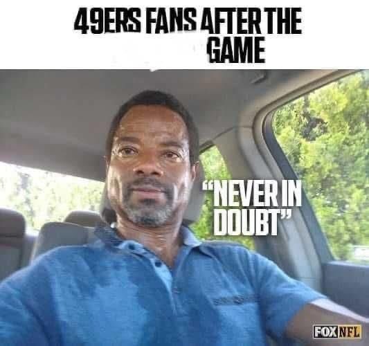 ReligiousJezta's tweet photo. Well, that was a great first @49ers game. Florida Man saved us in the end with his amazing athletic prowess.  Bosa’s ability to smash his thinker into QBs is bar none. https://t.co/IRtYdeMB4r