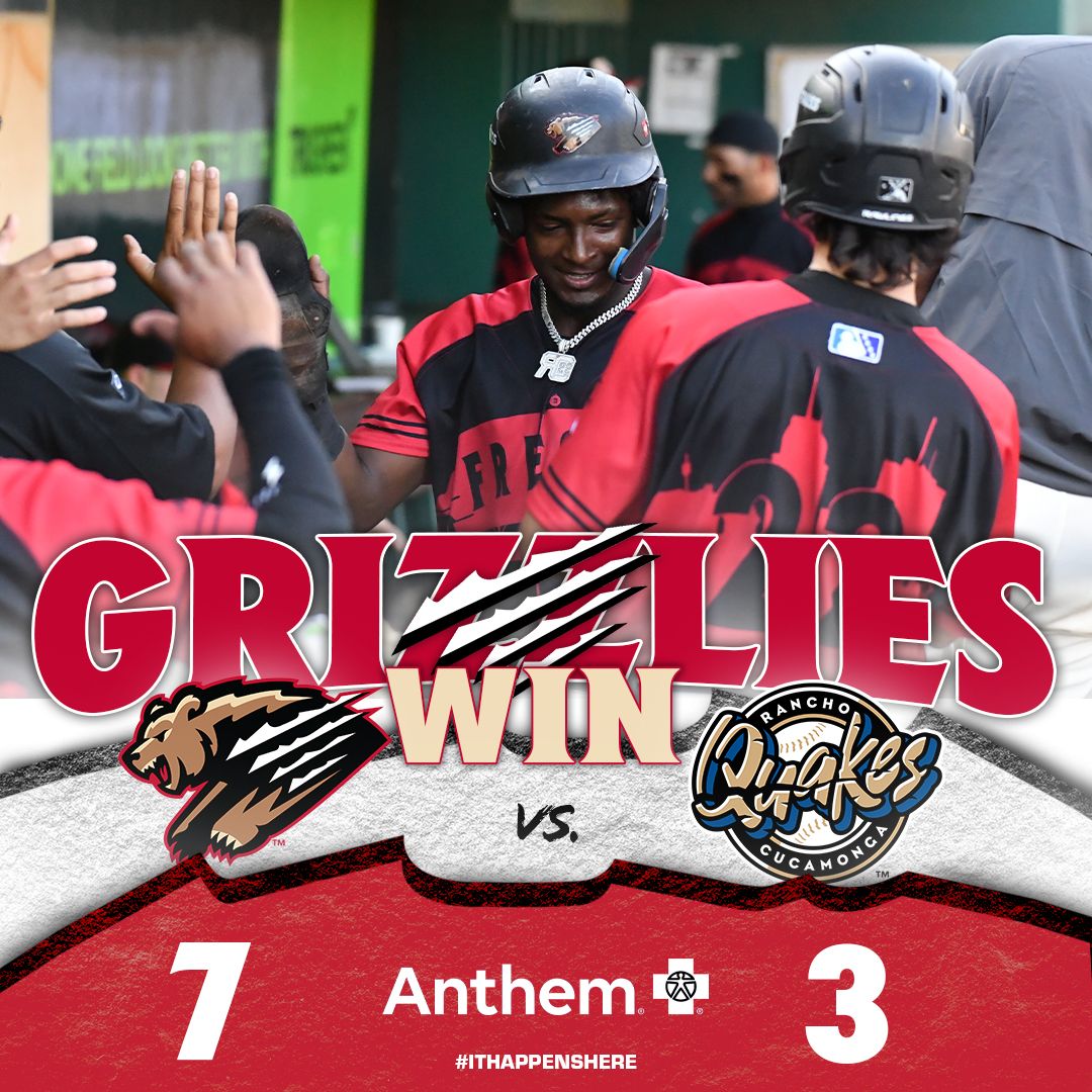 FresnoGrizzlies's tweet image. 💪 FINISHING STRONG!

Grizzlies slug their way to the 70th win of the season and wrap up the regular season by crushing three home runs to win their fifth game of the series.

#ItHappensHere