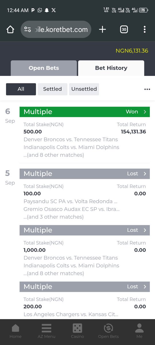iamkaybd's tweet photo. Thanks @Emmanuel_Tips for introducing me to Koretbet
I won on my predictions on American football NFL picks🙏🙏🙏🙏✅✅✅✅
@DavsmartMEDIA_1 @Mrbankstips @Timmyofdelta @hnr_akinsowon https://t.co/nZbXswSrQ5