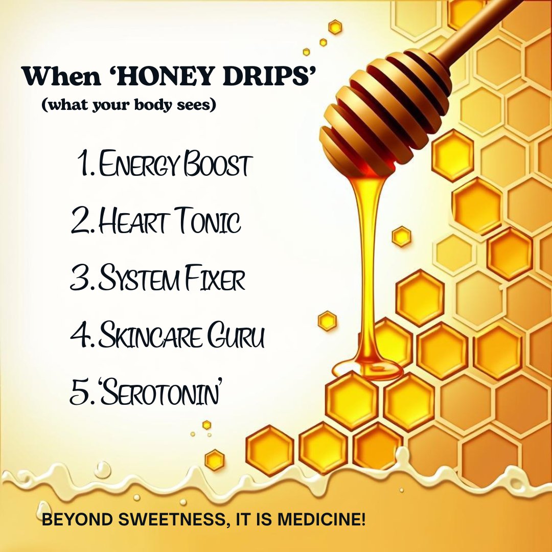 HONEY: "I'm your 'Serotonin because the moment you call, I'm showing up"

#TheHoneySeries #healthysugar