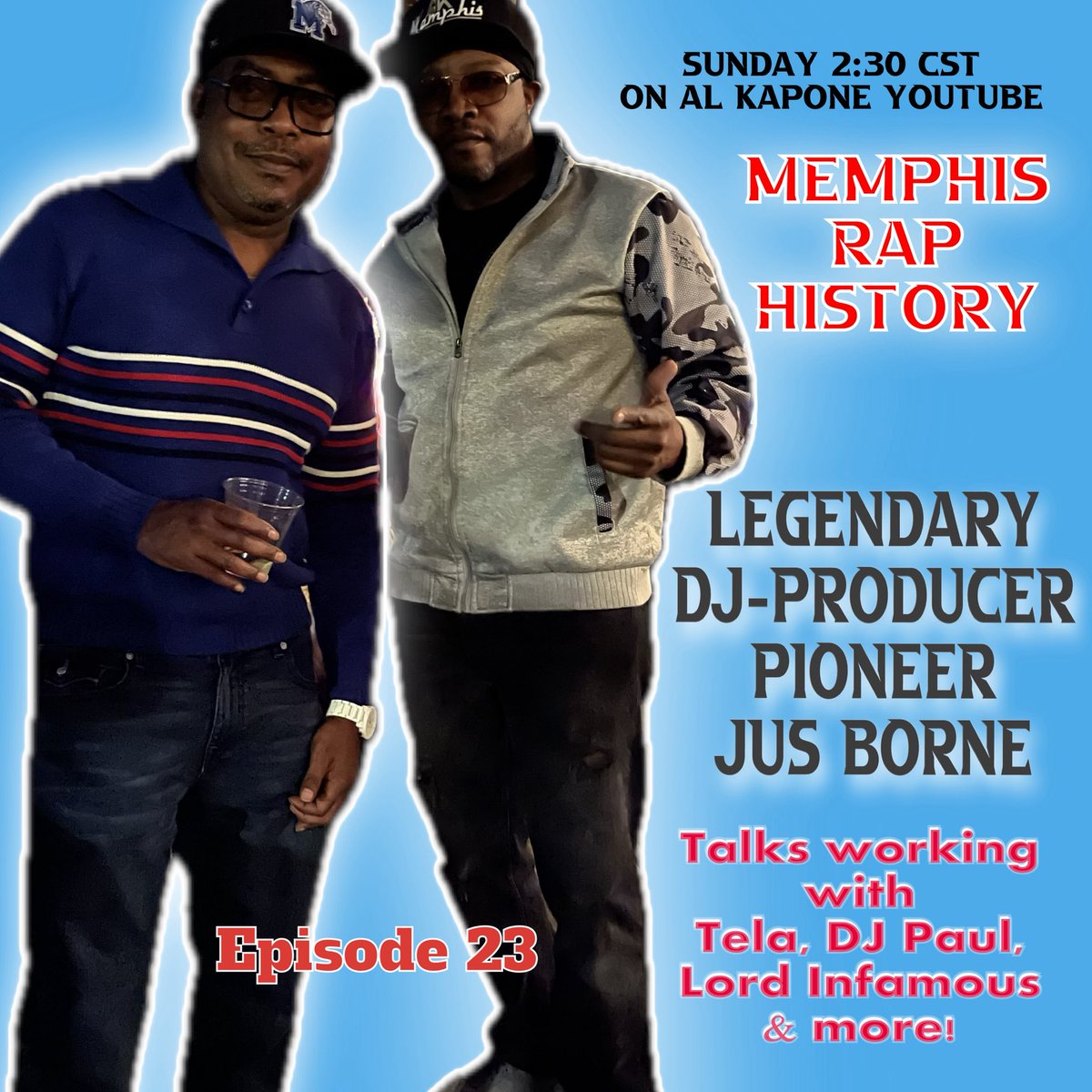 Check out DJ Jus Borne interview talk about working with Tela, DJ Paul and more Memphis Rap History! Click this link youtu.be/h10g8oQREwA?si…