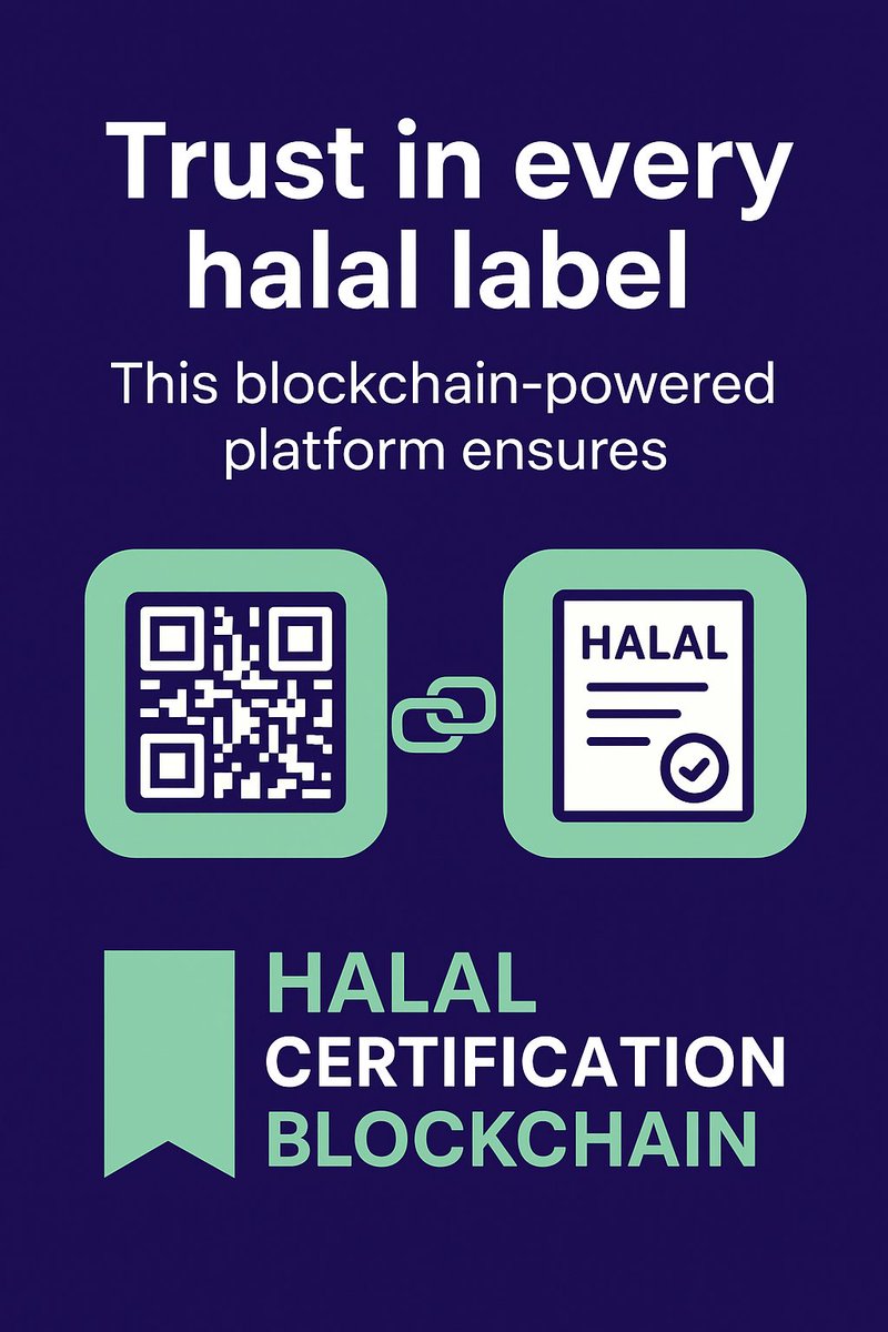 HaLaL Certification Blockchain tweet media