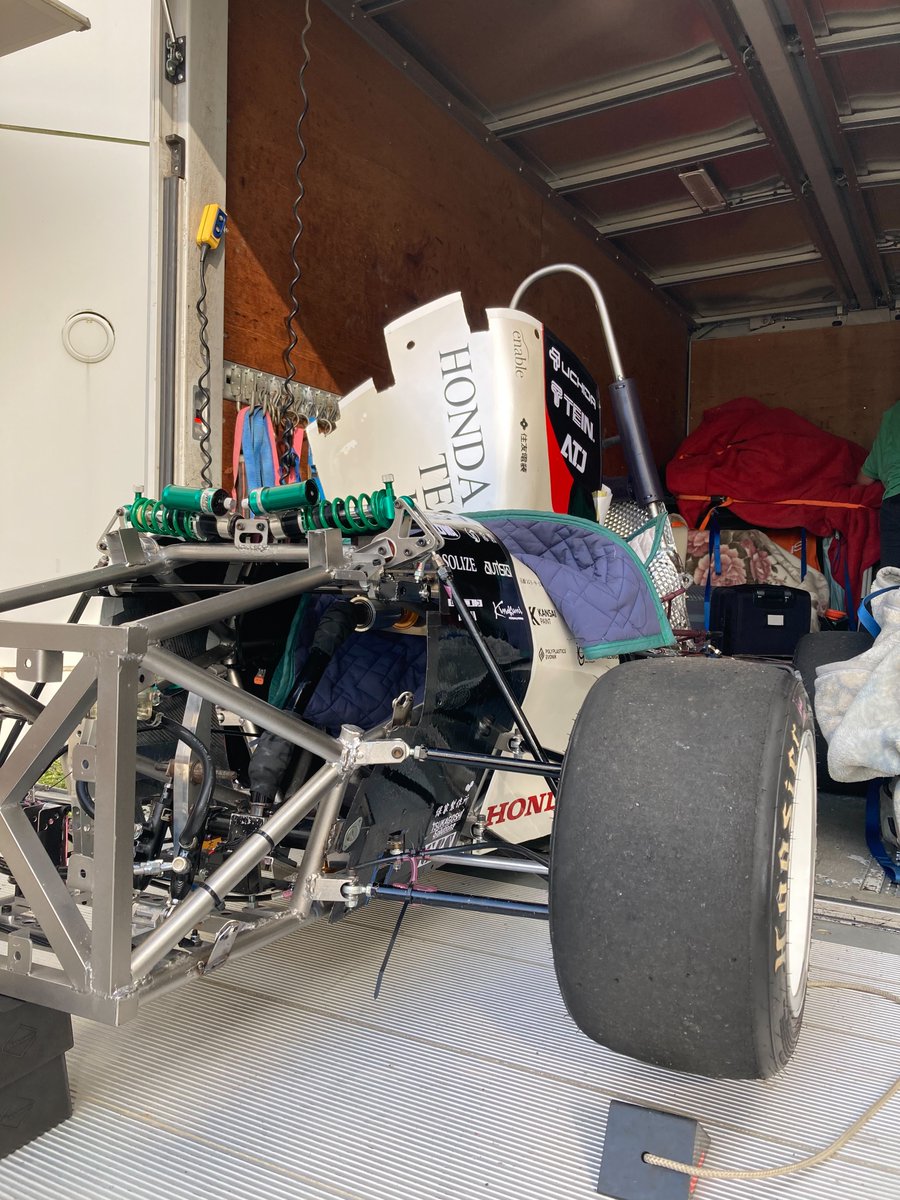 出発の朝　学生フォーミュラ日本大会2025！！いってくる！！