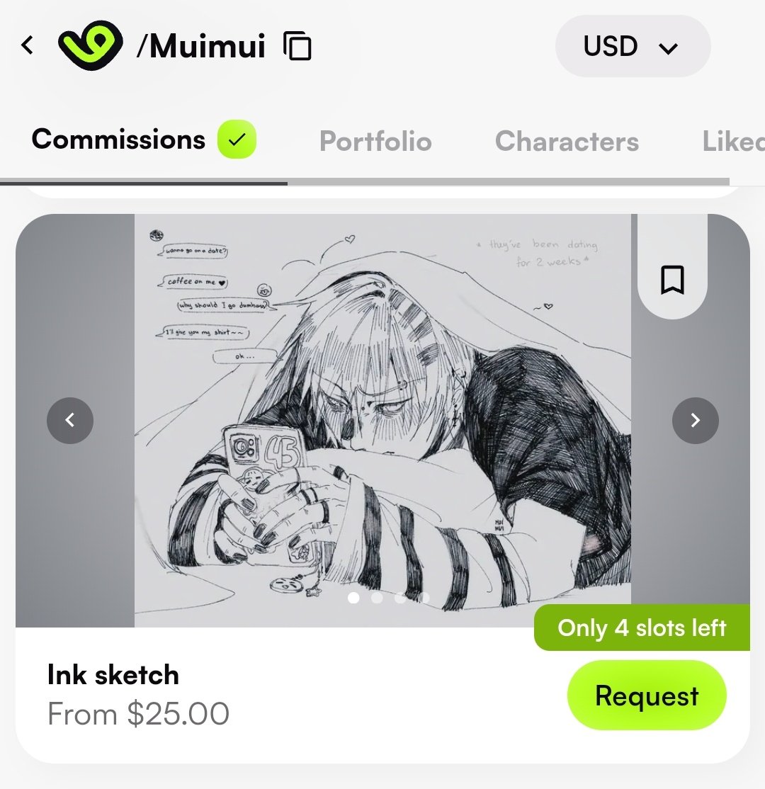 gimuoart's tweet photo. I added ink sketches to my services if anyone interested!! ★ #VGenOpen https://t.co/smQTitupvX