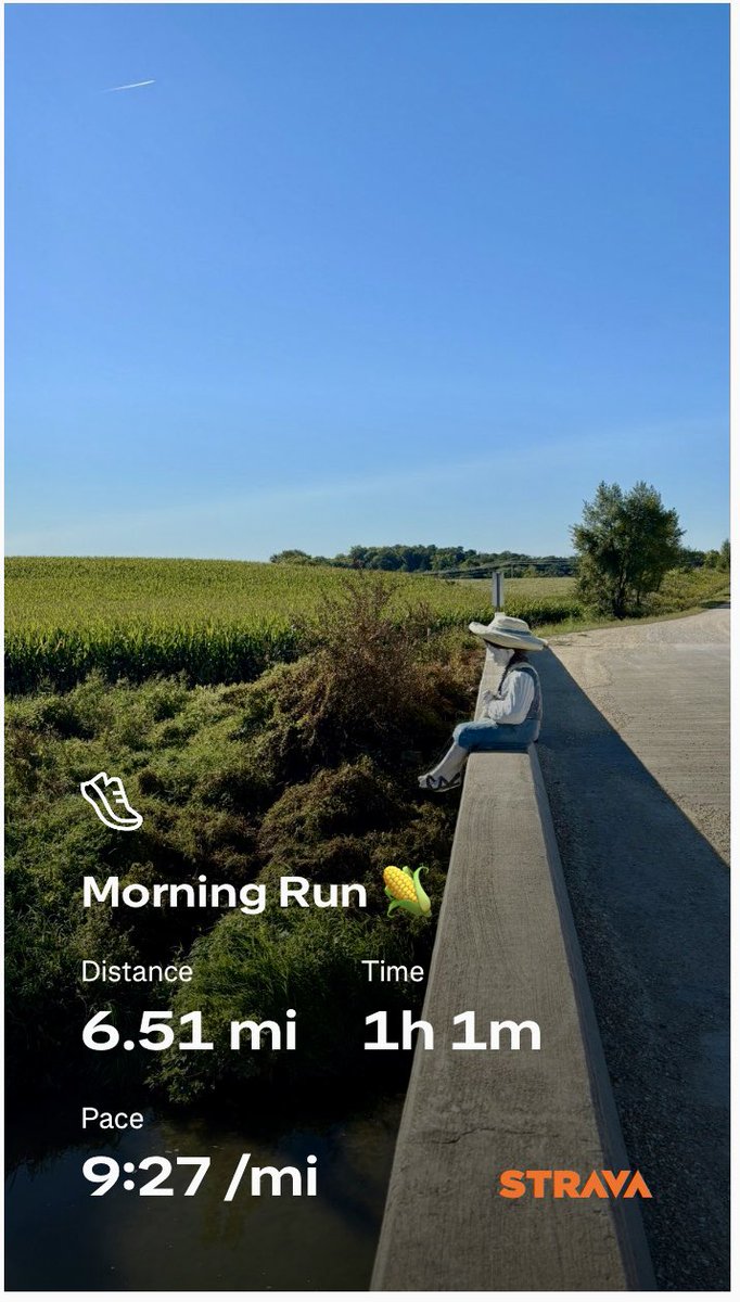 Life’s refreshingly slower is Dyersville, Iowa 😌 

#run 🏃🏻 #fitness 💪 #grateful 🙏