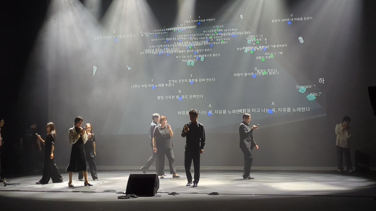 JSSA_Info's tweet image. Seoul International Computer Music Festival 2025の最終日、Vocal Ensemble Knalycysのコンサートでは大久保雅基会員の作品も委嘱され演奏が行われました。