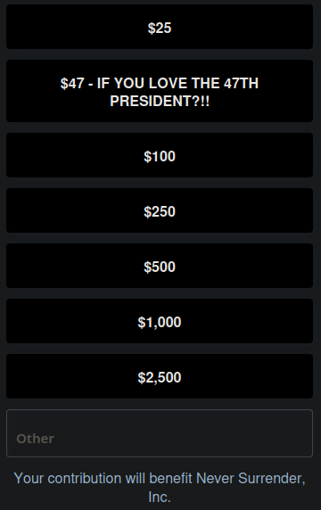 theTenJu's tweet photo. Trump just sent out an email to his supporters
It's money collection scam disguised as a "poll"
Trump is scamming his own base
What is the point of this scheme? 
Why is Trump trying trick his own supporters? https://t.co/KG4OgsLmP7