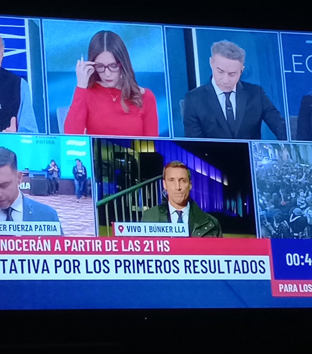 Puede Cristina Pérez y Majul en dar la cara?, amo como les esta reventando las hemorroides por el odio que acumulan
Y mañana Antonio Laje ¿De qué se va disfrazar?
#EleccionesPBA