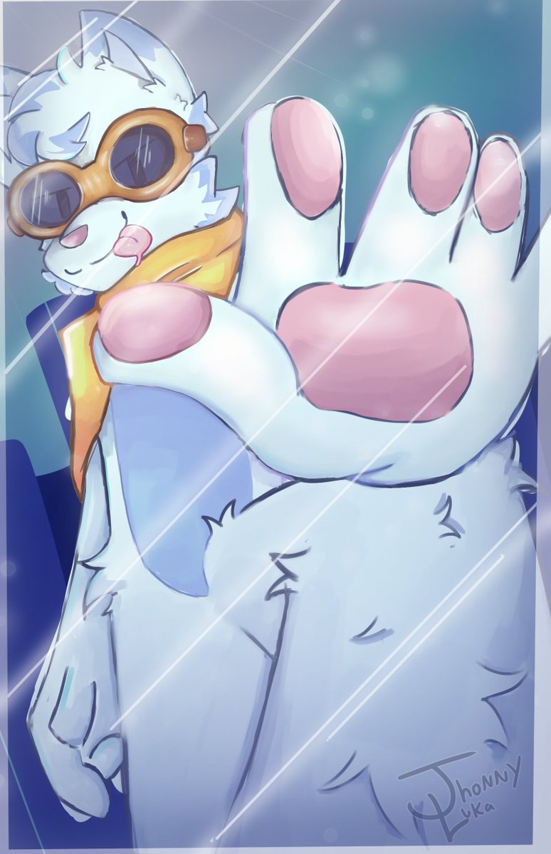 They want to say Hi for you! &gt;:3c
#furry #furryart #furryartwork