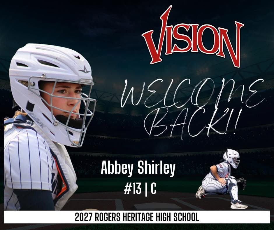 🥎 Welcome back #13 Abbey Shirley! Her leadership as the voice behind the plate, ability to frame pitches &amp; fire it down to any base, AND call her own game is going to make her a force this Fall! We’re so glad she’s back!