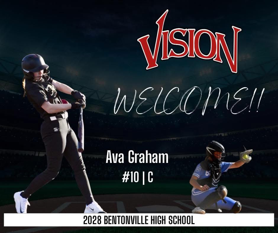 🥎 Welcome #10 Ava Graham! We’re thankful to have another catcher/infielder on the team and can’t wait to see her bring it in the field and at the plate this Fall!