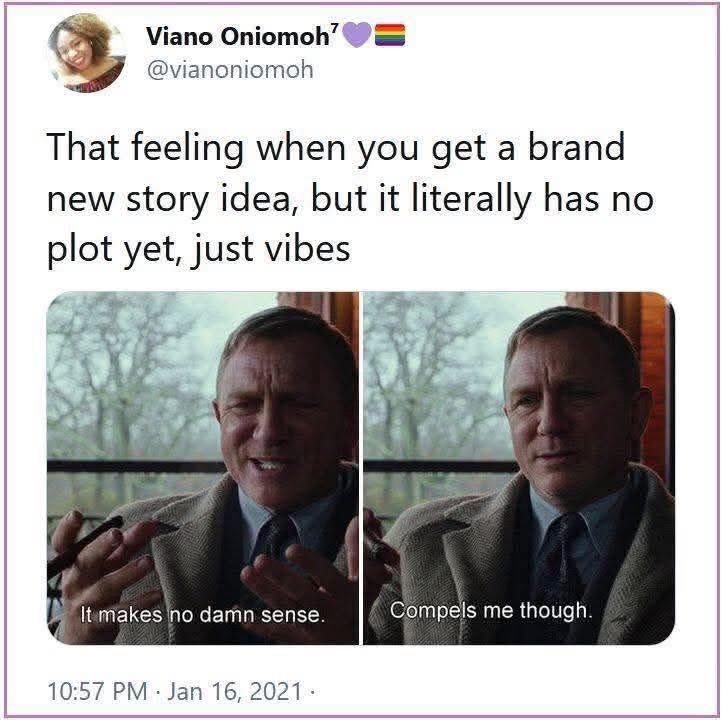 JMVanHornAuthor's tweet image. Best way to start a new story.

Plot can come later.

#WritingCommunity #authors #NewIdeas #WritingVibes