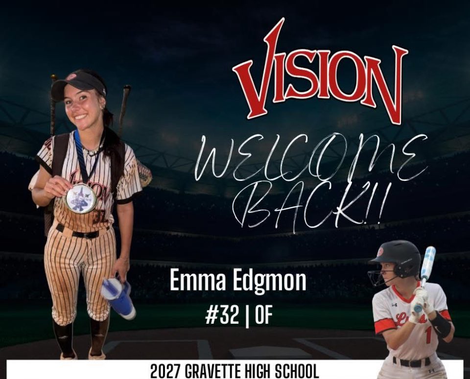 🥎 Welcome back #32 Emma Edgmon! Ability to cover every inch of her corner of the outfield? Diving catches? Power-slapper? Speed? Bunt when no one expects it? Yep, she’s back, and we couldn’t be happier!