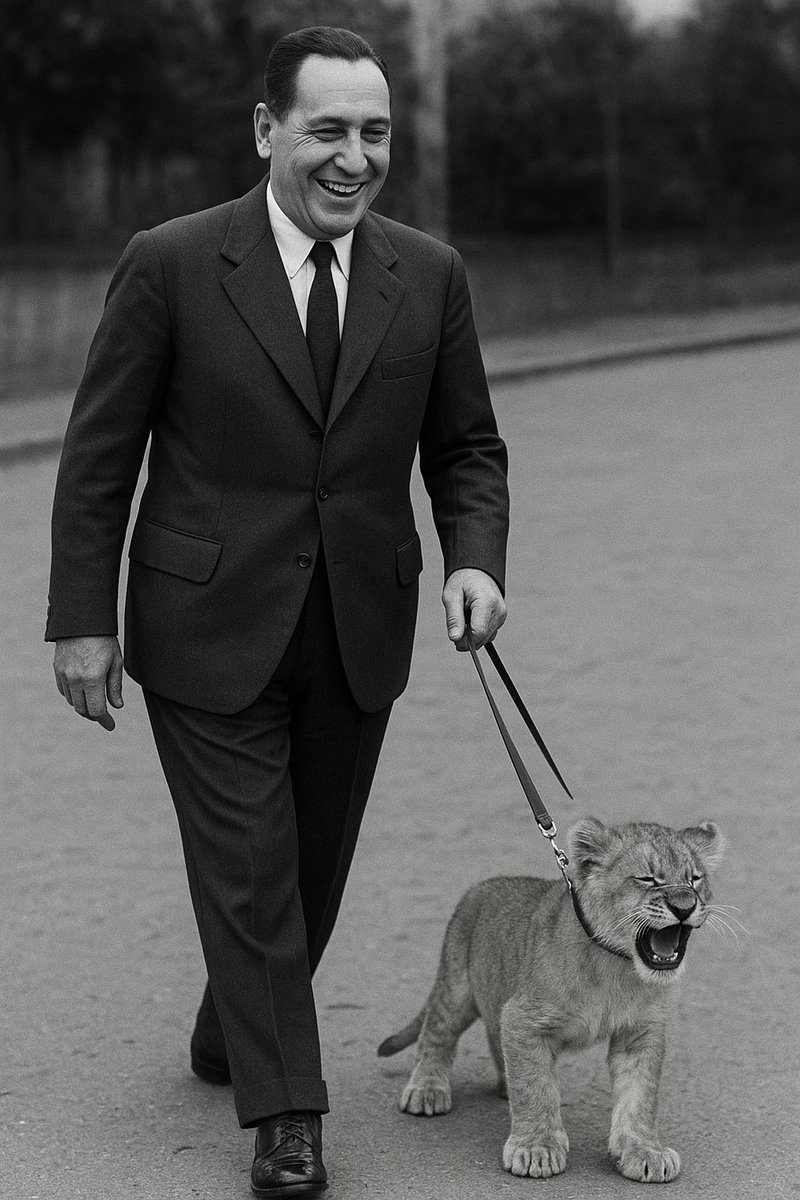 superorgen's tweet photo. El Pocho cambió el caniche por un Leoncito? 🦁⚰️ #peronismo https://t.co/YtO2wmFraF