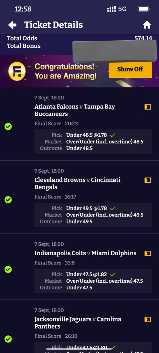 500 odds boom 🍏🍏God did it🙌🙌🙌drop ur tickets 👇 👇
 👉 t.me/Queenstips