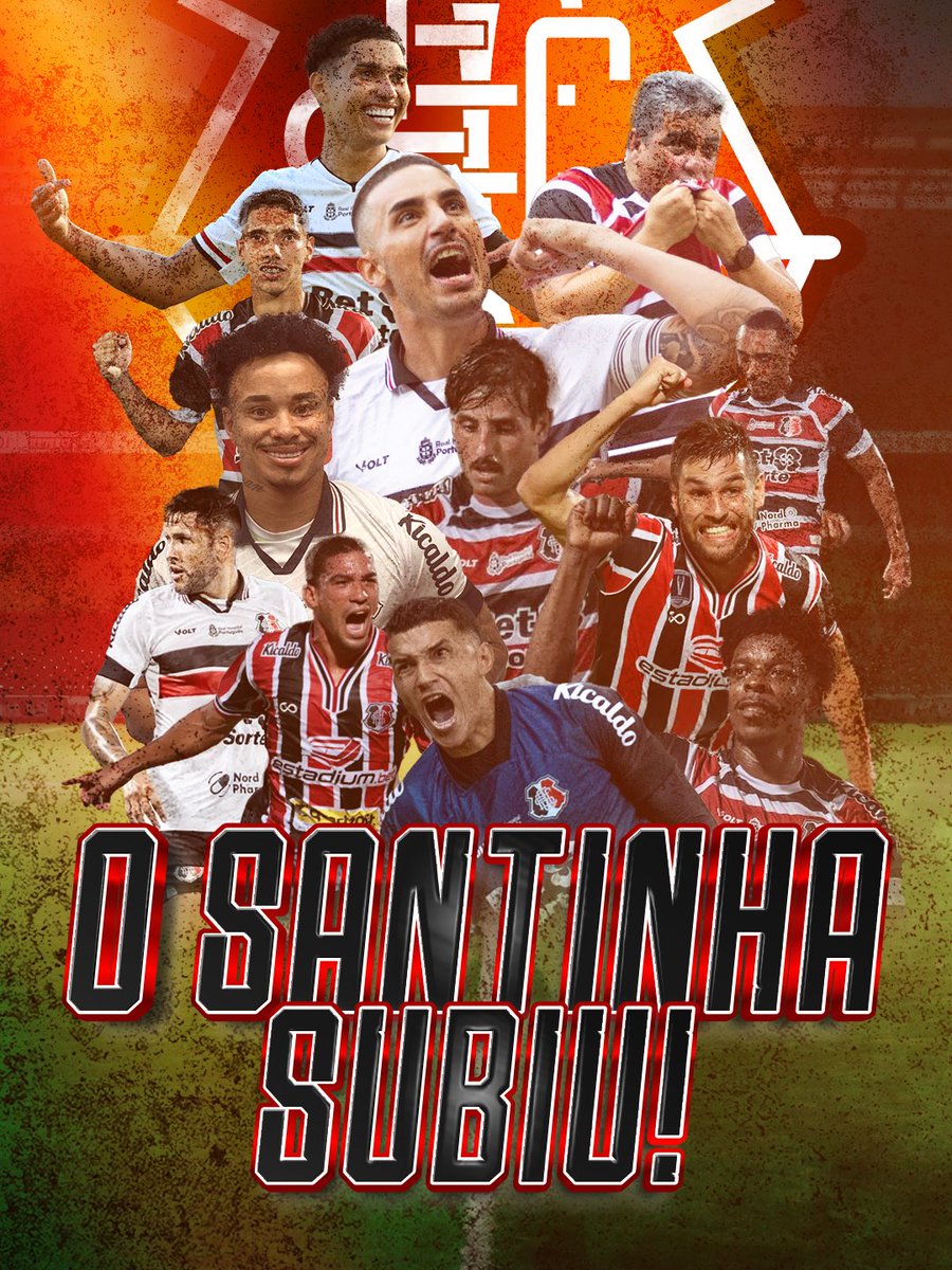 O Santinha subiu!
Parabéns, Tricolor! Recife e Pernambuco vibram com essa conquista.  E registro meu reconhecimento ao fiel torcedor do Santinha, que nunca abandona o clube do coração. Um domingo cheio de emoção para o esporte da nossa cidade!