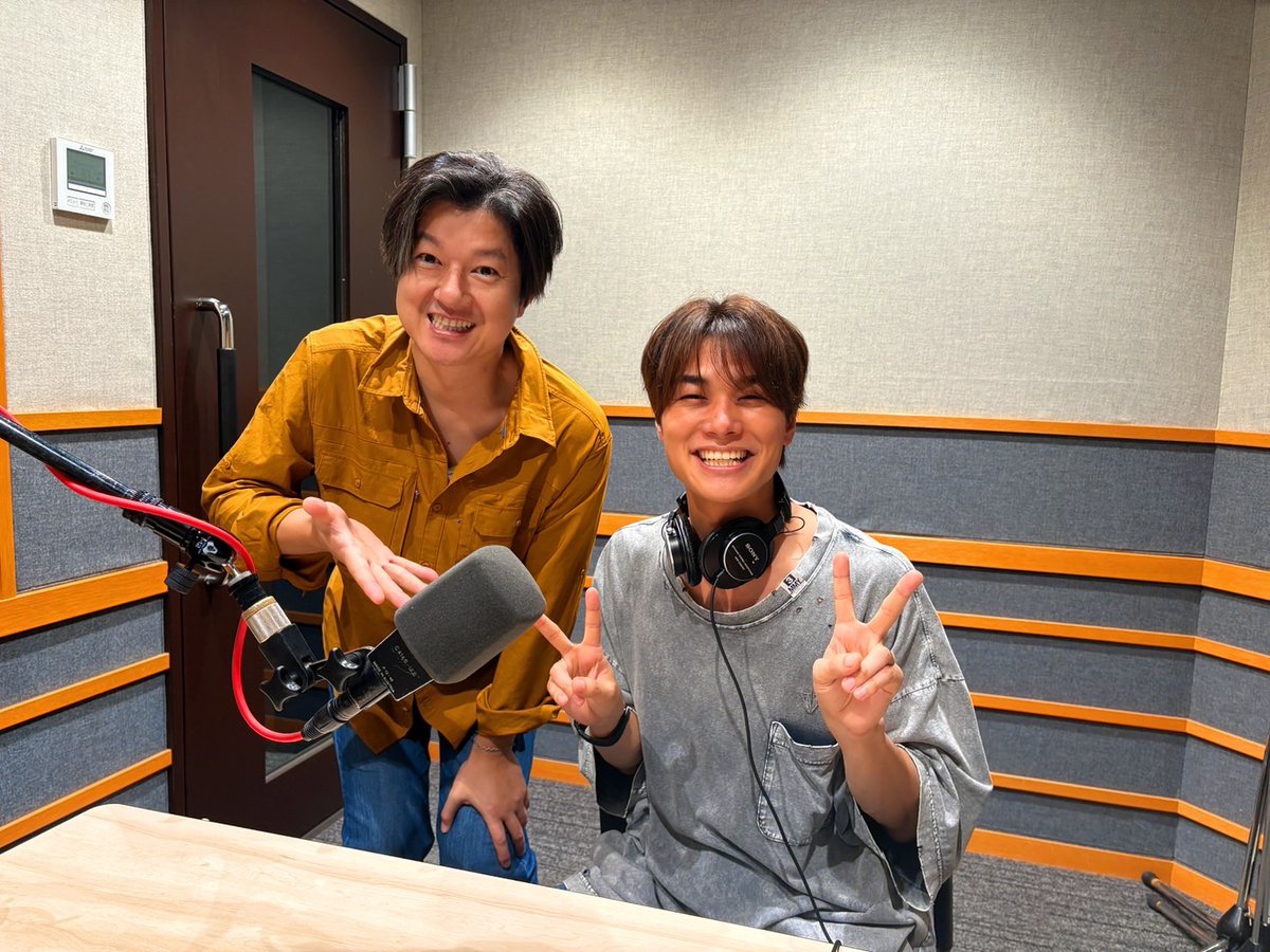 9／9（火）のゲストは 
声優の #八代拓 さん
禁断の後半戦！

世界初！
八代ビートボックス！？披露
さらに、オープニングで
冷や汗の理由は？
_φ(･_･  

radikoでの視聴はコチラ⇒ 
radiko.jp/share/?sid=BAY… 
#ライクラボ #BAYFM #松風雅也