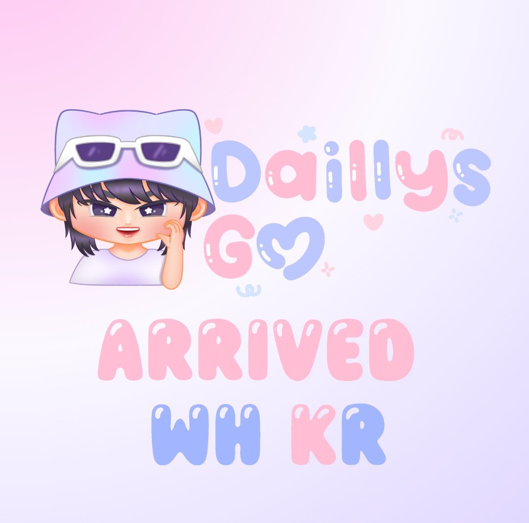 daillysgo's tweet photo. DAILLYS GO || ARRIVED WH KR🇰🇷 https://t.co/PIAAX4GIzv