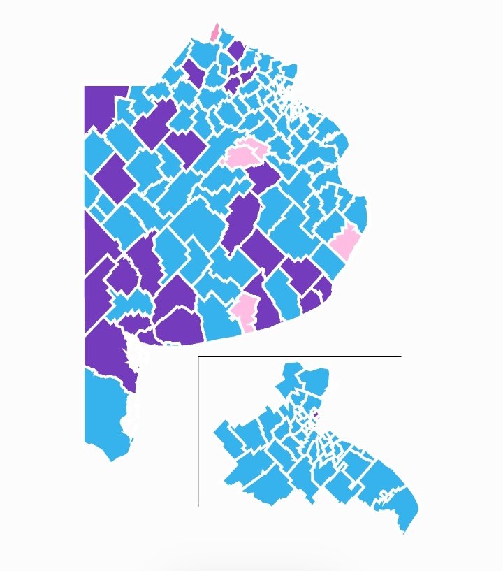 La Provincia pintada de celeste