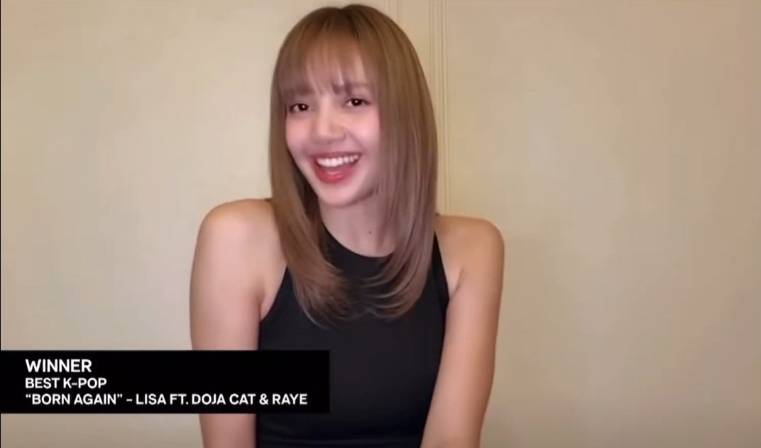 VMA's BEST KPOP 💞

🏆 2022 — LALISA
🏆 2024 — Rockstar
🏆 2025 — Born Again

CONGRATULATIONS LISA DOJA &amp; RAYE 
#LISA3rdVMAWin