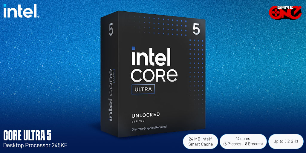 gameoneph's tweet image. Meet the Intel Core Ultra 5 245KF 14-Cores, 14-Threads Desktop Processor! Built for smooth gaming & fast work.
🛒Shop Now: bit.ly/3IEYizO
#IntelCore #IntelCoreUltra5 #IntelProcessor #GamingPC #PCBuild #GamingSetup #PCIe5 #DDR5 #pcbuild #gameoneph