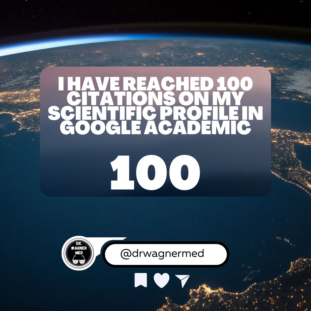 Making history! Recognized by Google for reaching 100 worldwide research citations 🌍 while still a medical student 👨‍⚕️📚.
🙏 Grateful to God, to my parents, and to everyone who has been part of this achievement 🔥❤️
#MakingHistory #ProudMoment #DreamBig #NeverGiveUp