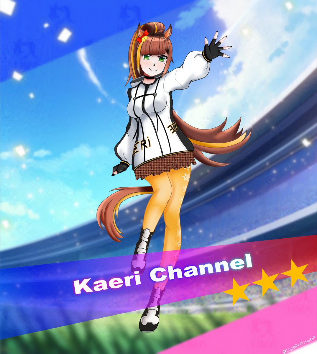 Despues de CALETA de rato que no subia algun fanart, aca salio <a href="/KaeriChannel/">KaeriChannel🐧🍌 373 🚉✨</a> UMA YEGUITA.