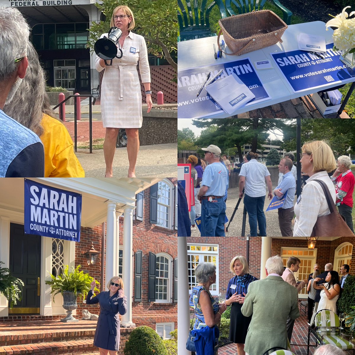 votesarahmartin's tweet image. Lovely week on the campaign trail. Thanks to Susan and Mike Harrell for a great reception! Also, proud to stand with the AFGE in support of government workers.