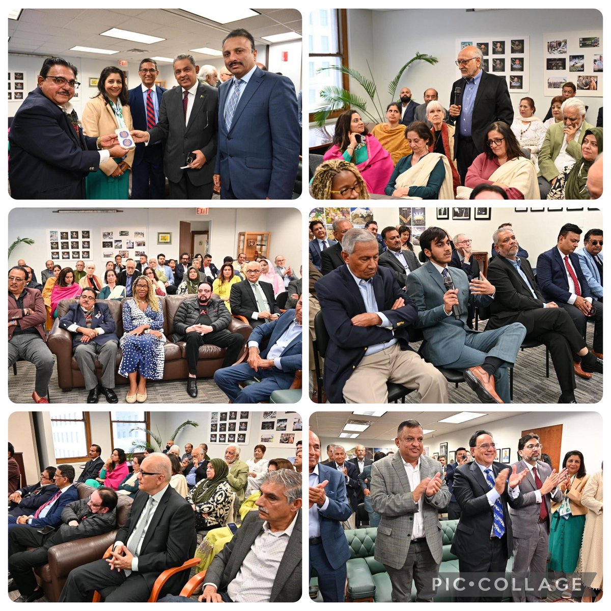 Ambassador Rizwan Saeed Sheikh <a href="/AmbRizSaeed/">Amb. Rizwan Saeed Sheikh</a> had an interactive session with the 🇵🇰🇺🇸 community in the Midwest region at a luncheon hosted by CG Tariq Karim in Chicago. He highlighted Pakistan’s strengths, the importance of Defence Day, &amp; the imperative of 🇵🇰–🇺🇸 ties as two mega
