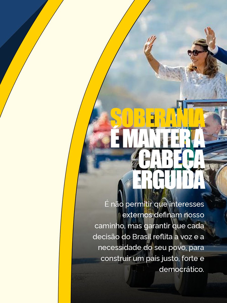 O Brasil tem lado. O do povo brasileiro. Neste 7 de Setembro, reafirmamos nosso compromisso com um Brasil soberano e independente. Um Brasil que respeita seu povo e honra sua bandeira  🧶👇