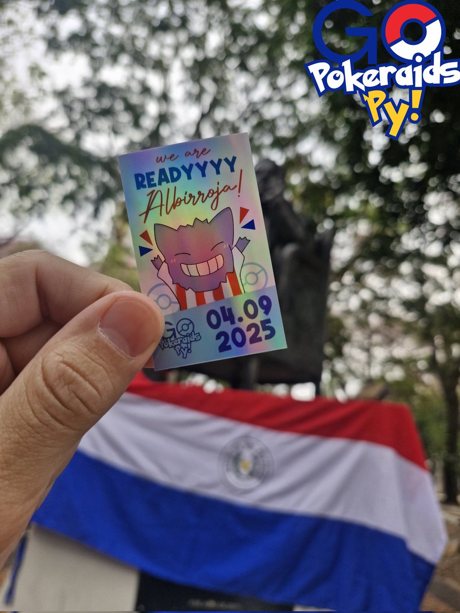 GoPokeraidsPy's tweet photo. GoPokeraidsPy se unió a la celebración del país! 🇵🇾🫂
Nuestra mascota se vistió de albirroja y nos acompañó durante el evento de Incursiones!
Nos vemos de nuevo muy pronto en la plaza Uruguaya!
#GoPokeraidsPy!
#ClubCampfire
@PokemonGoAppLA https://t.co/bIEoJV7bOv