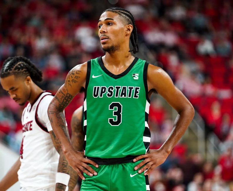 After an amazing call with Coach Witter I am truly blessed to announce that I have received my first Division 1 offer from the University of South Carolina Upstate! 💚🖤 #GoSpartans
