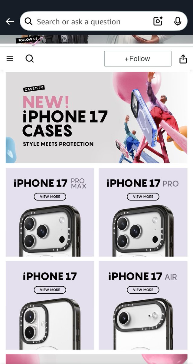 Soo…casetify on amazon seems to have leaked iPhone 17 models 🤣