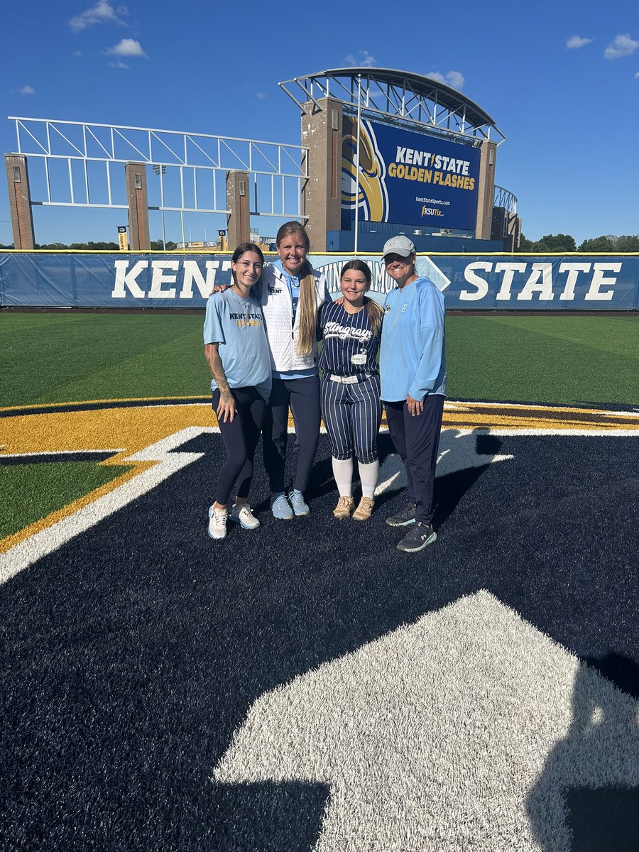 Thank you <a href="/KentStSoftball/">Kent State Softball</a> for another amazing time. Huge thank you to <a href="/Jess_Odonnell88/">Jessica O'Donnell</a> for reaching out about the camp, I was very glad I could make it out. Thank you <a href="/whitmorealex8/">Alexandria Whitmore</a> and <a href="/Coach_PetrieSB/">Elysse Petrie</a> for the great pointers. Cant wait to put those into my game.