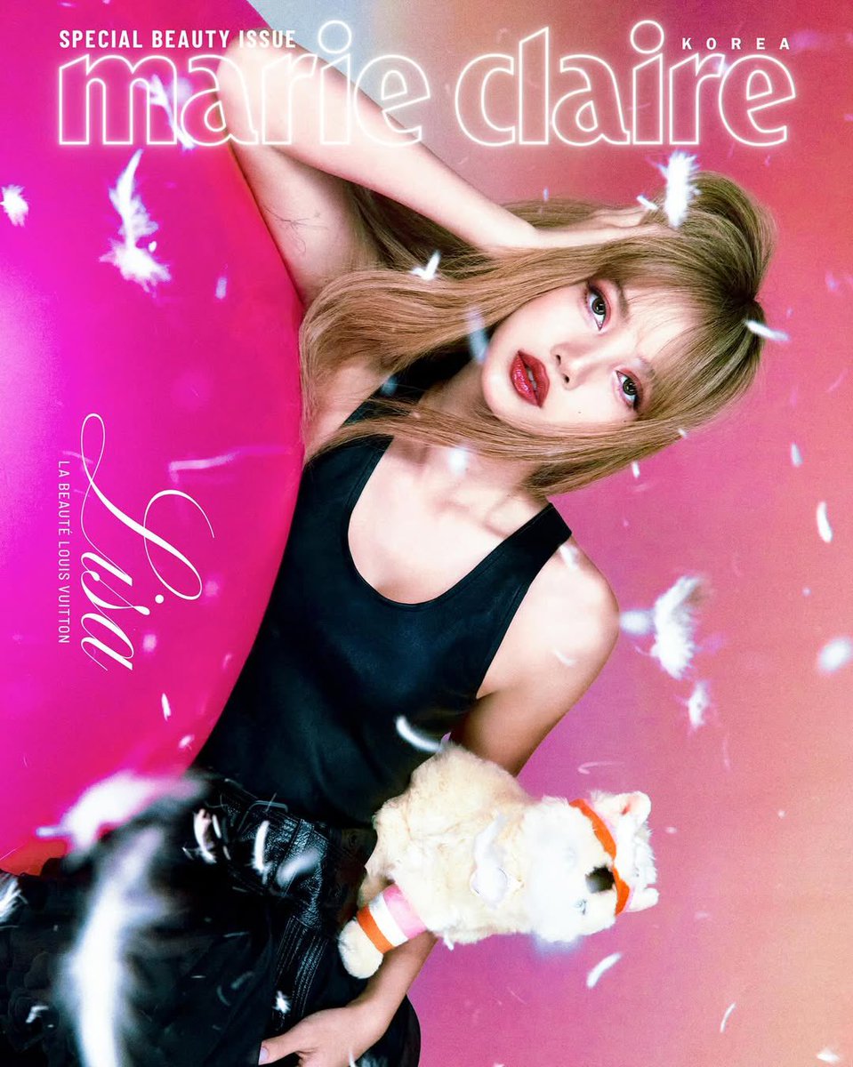 Landlice27327's tweet photo. ลิซ่าขึ้นปกให้กับ MARIE CLAIRE KOREA สวยมากก เมคอัพตาแตกเว่อร์
#LISAxLVBeauty #LISAxMarieClaireKR 
#LISAxLouisVuitton https://t.co/kYg2H38PaI